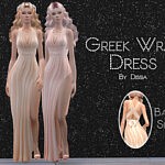Greek Wrap Dress by Dissia