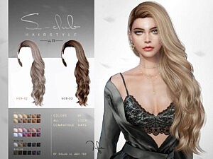 Hair N73 Tifa sims 4 cc