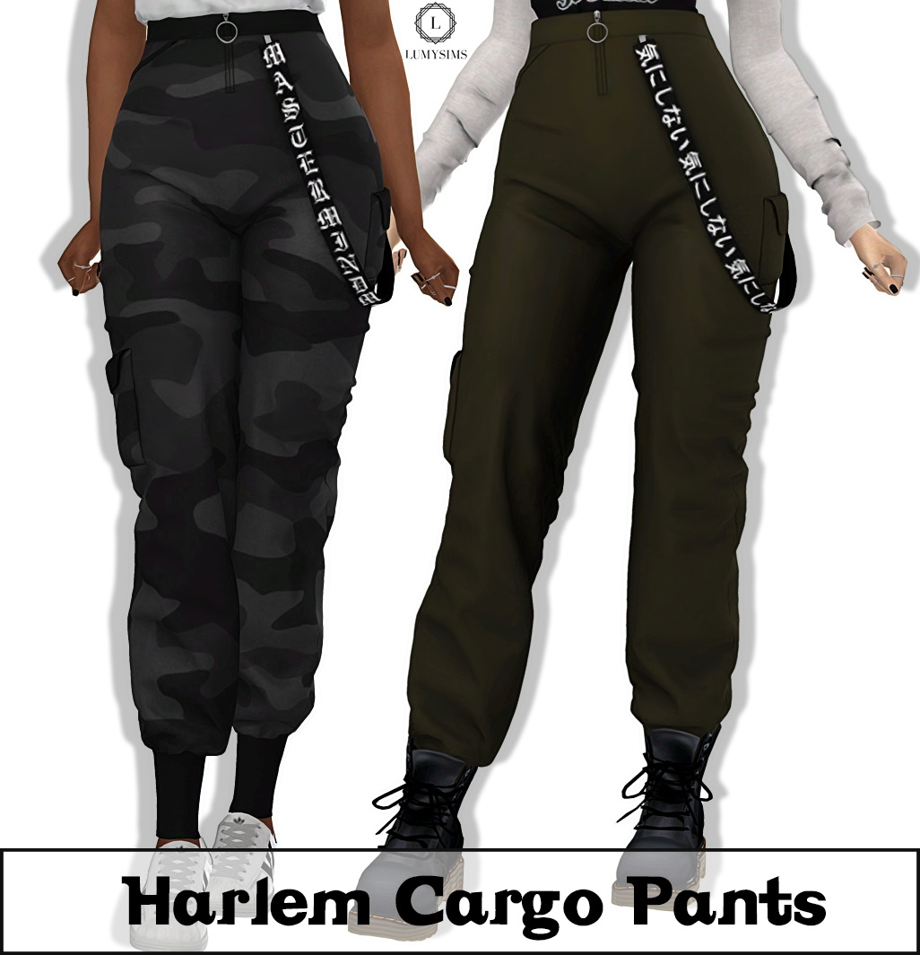 Sims 4 Male Cargo Pants CC