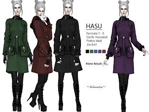 Hasu Parka Jacket by Helsoseira
