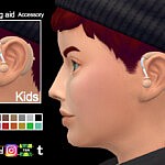 Hearing aid Accessory For Kids sims 4 cc