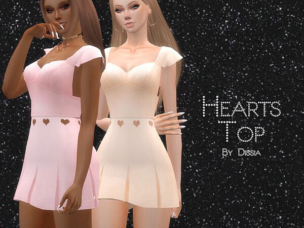 Hearts Top by Dissia from TSR