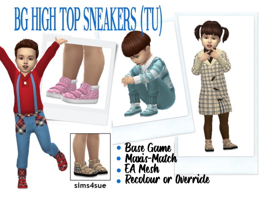 High Top Sneakers from Sims 4 Sue