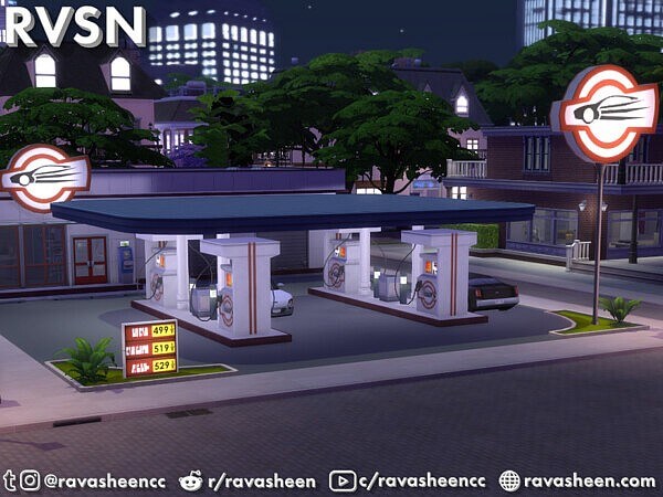 Highway Petrol Gas Station Set by RAVASHEEN from TSR