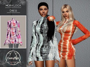 Hora Loca Dress Sims 4 CC