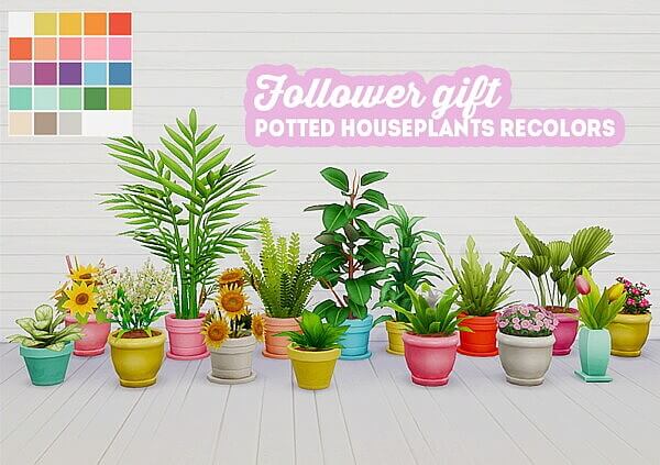 House Plants Recolors from LinaCherie