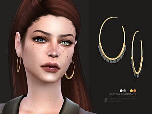 Janna earrings Sims 4