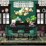Jao dining room Sims 4 CC