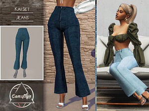 Kai Set Jeans Sims 4 CC
