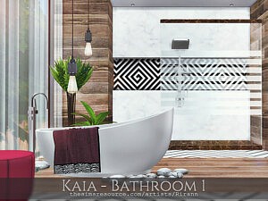 Kaia Bathroom 1 sims 4 cc