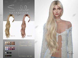 Kayla Hairstyle Sims 4 cc