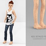 Kids Detailed Feet Sims 4 CC