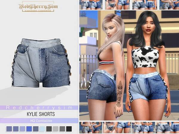 Kylie Shorts by redcherrysim from TSR