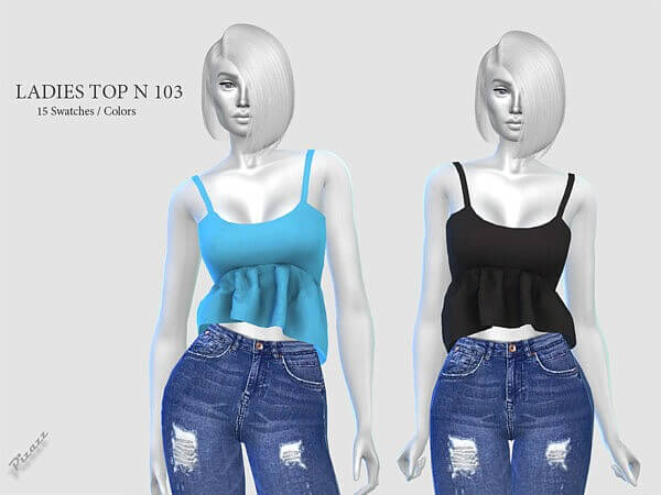 Ladies Top N103 by pizazz from TSR