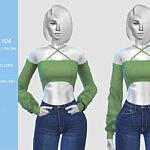 Ladies Top N104 Sims 4 CC