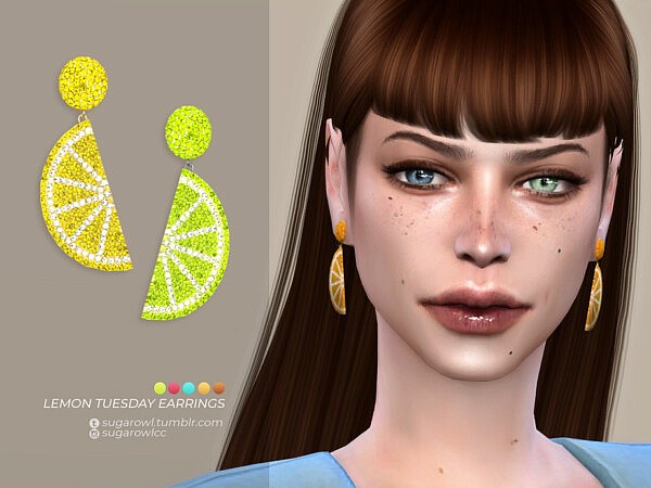 Lemon Tuesday earrings by sugar owl from TSR