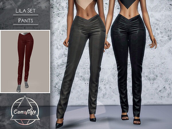 Lila Set Pants by Camuflaje from TSR