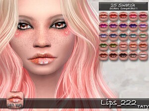 Lips 222 Sims 4 CC
