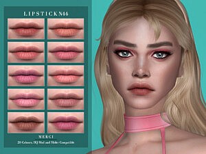 Lipstick N44 Sims 4 CC