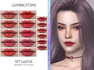 Lipstick N77 by Lisaminicatsims