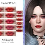 Lipstick N78 by Lisaminicatsims