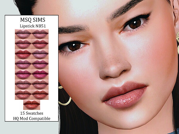Lipstick NB51 from MSQ Sims
