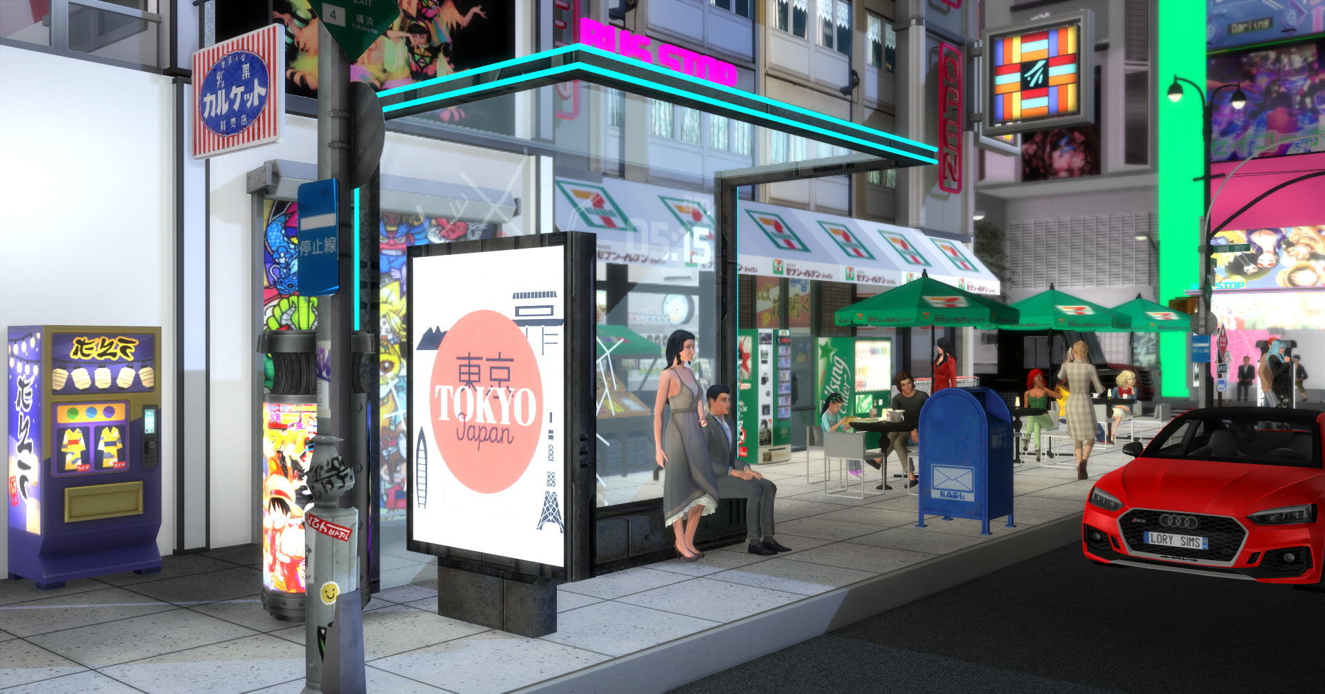 Little Tokyo from Liily Sims Desing • Sims 4 Downloads