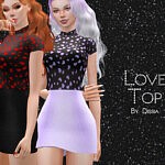 Love Top Sims 4 CC