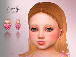 Lovely Toddler Earrings Sims 4 cc