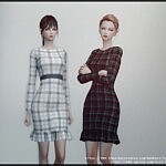 Medium Dress With Ruffle Sims 4 CC