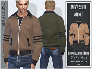 Men’s suede jacket by Sims House