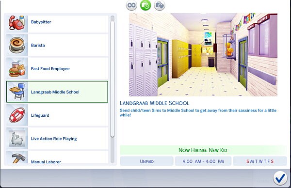 Middle School Mod V1 by shiningmoonmods from Mod The Sims