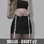 Millie Skirt v2 sims 4 cc