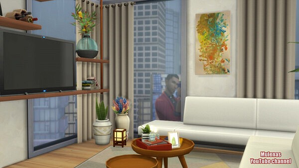 Modern apartment Sims 4 CC