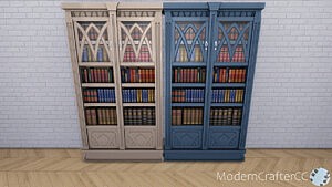 Mortimers Secrets Bookcase sims 4 cc