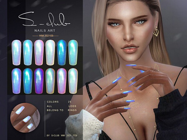 Nails 202103 by S Club from TSR
