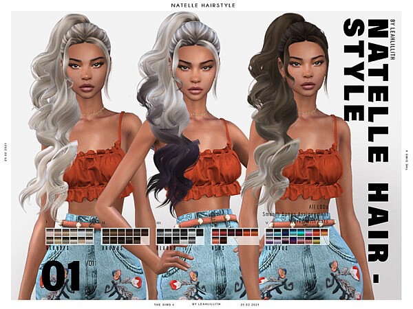 Natelle Hairstyle by LeahLillith from TSR