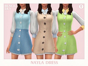 Nayla Dress Sims 4 CC