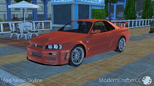 Nissan Skyline Sims 4 CC