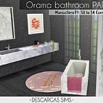 Orama bathroom Sims 4 Cc