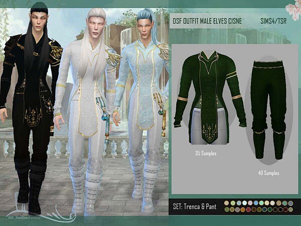 Outfit ELves Cisne by DanSimsFantasy from TSR