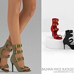 Paige Buckled Sandals sims 4 cc