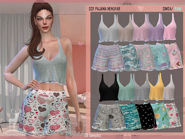 Pajama Nenufar Sims 4 CC