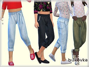 Pants Denim For Girls Sims 4 CC