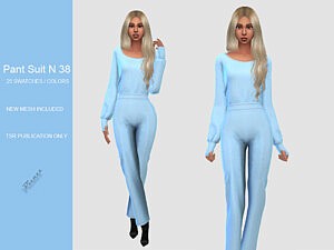 Pants Suit Sims 4 CC