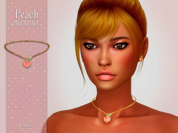 Peach Necklace by Suzue from TSR