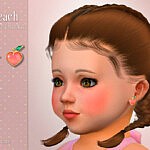 Peach T Necklace by Suzue