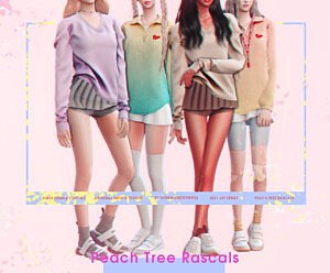 Peach Tree Rascals Collection sims 4 cc