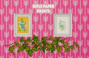 Rifle paper prints Sims 4 CC