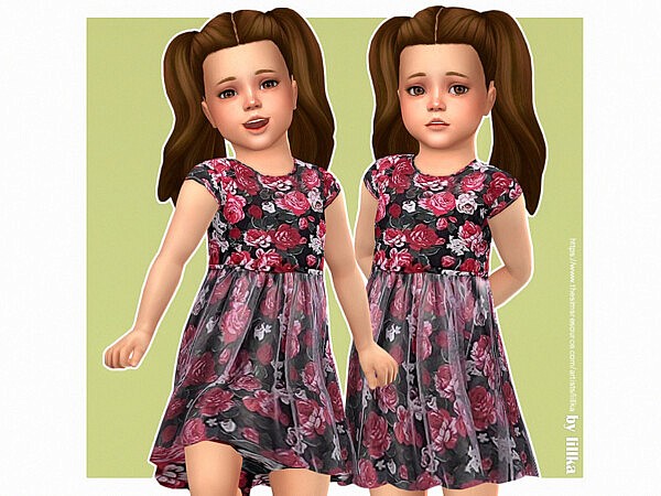 Rosie Dress Toddlers sims 4 cc